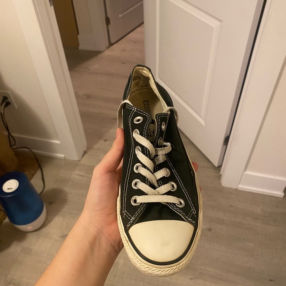 👟 Vintage Black Converse Chuck Taylor All Star Low Top (US 7.5 women’s/Eur38)👟 - Picture 6 of 8